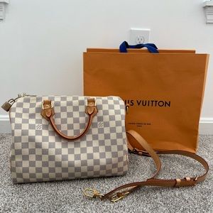 Louis Vuitton Speedy Bandoulière 30 in Damier Azur